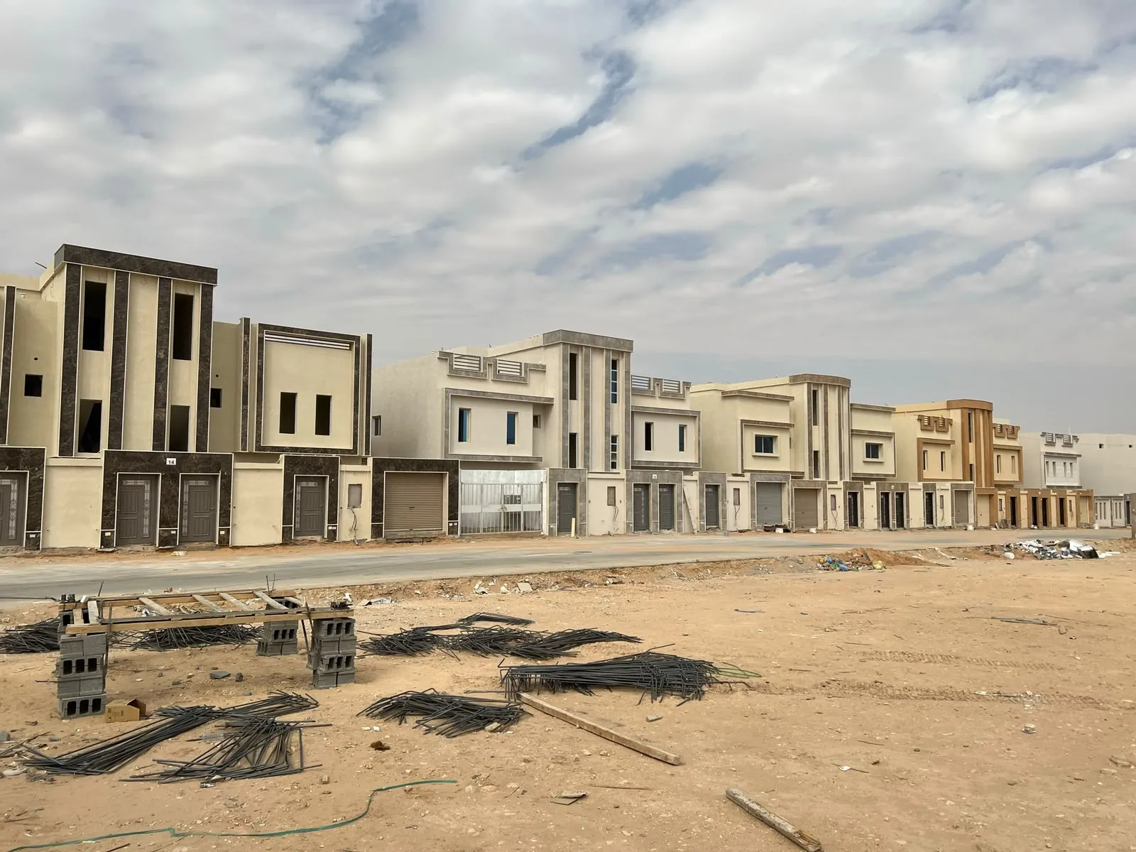Featured: residential compound villas under construction