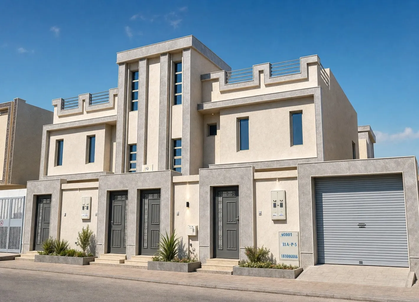 Finished villa delivered
