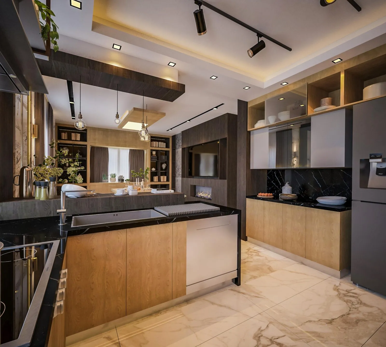 Villa kitchen interior design